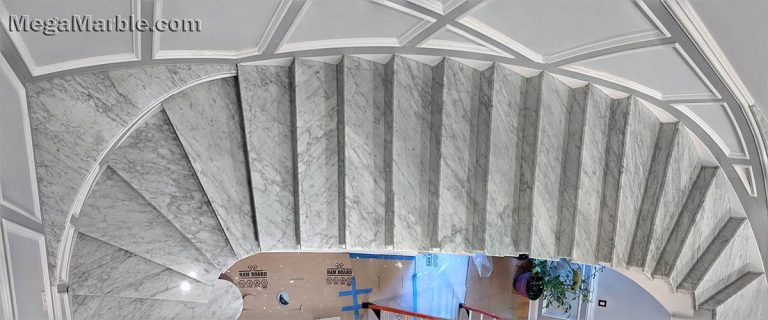 Read more about the article White Marble Stairs Design